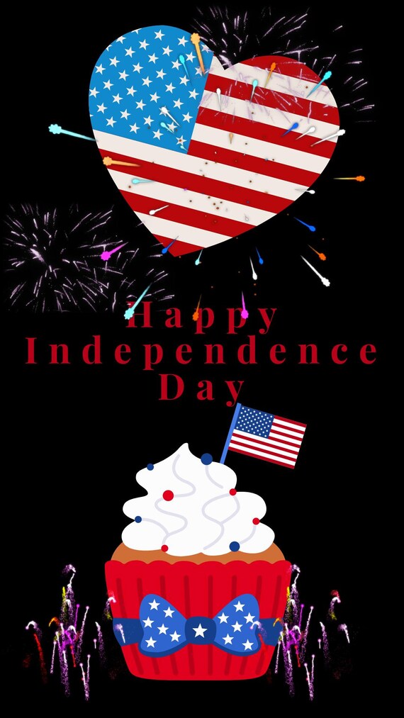 Instagram Reel - Story Happy Independence Day 15 sec.  Video – Cute 4th of July Reel – Patriotic Cupcake Story – USA Celebration Download