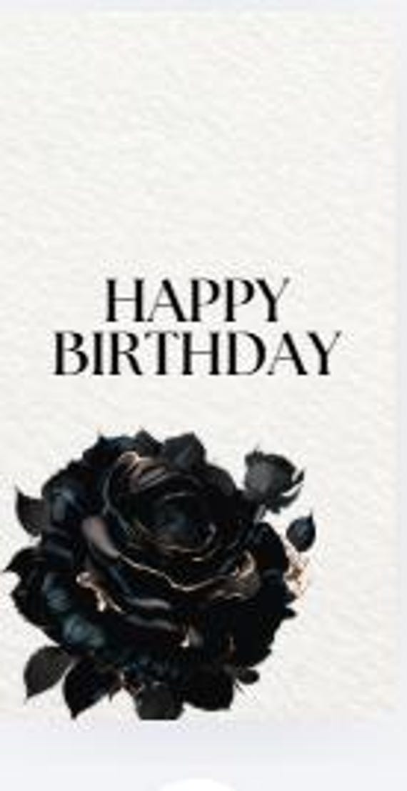 Happy Birthday My Love Animated Reel, Romantic Rose & Champagne Video, 12 Sec MP4 Download
