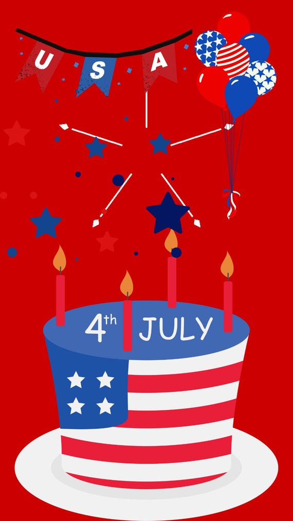 4th of July Animated Video Card | Patriotic USA Celebration | Independence Day Digital Download