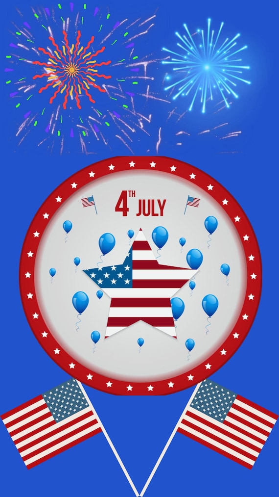 Reel-Story Happy 4th of July 15sec. Video – Patriotic Independence Day Reel – USA Celebration Story – Instant Download