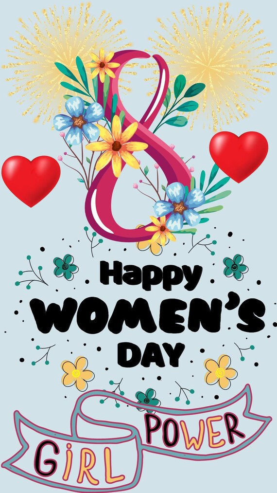 Animated International Women's Day Video Card – Girl Power Social Media Story