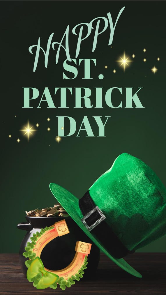 Happy St. Patrick’s Day Video | Lucky Hat & Gold Pot | Elegant Irish Animation