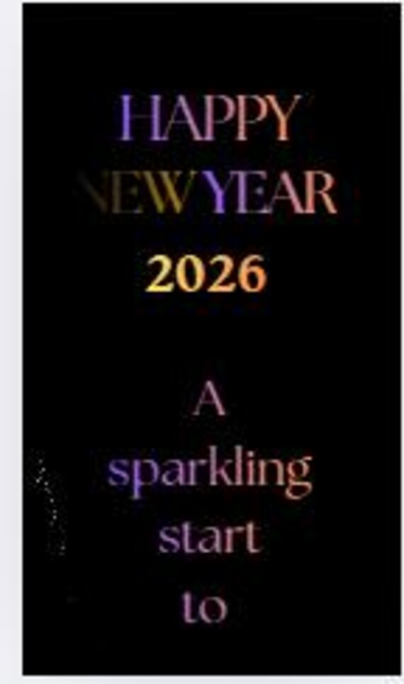 Happy New Year Video Template 2026 | New Year Reel for Instagram & TikTok | Luxury Social Media Video | Instant Download