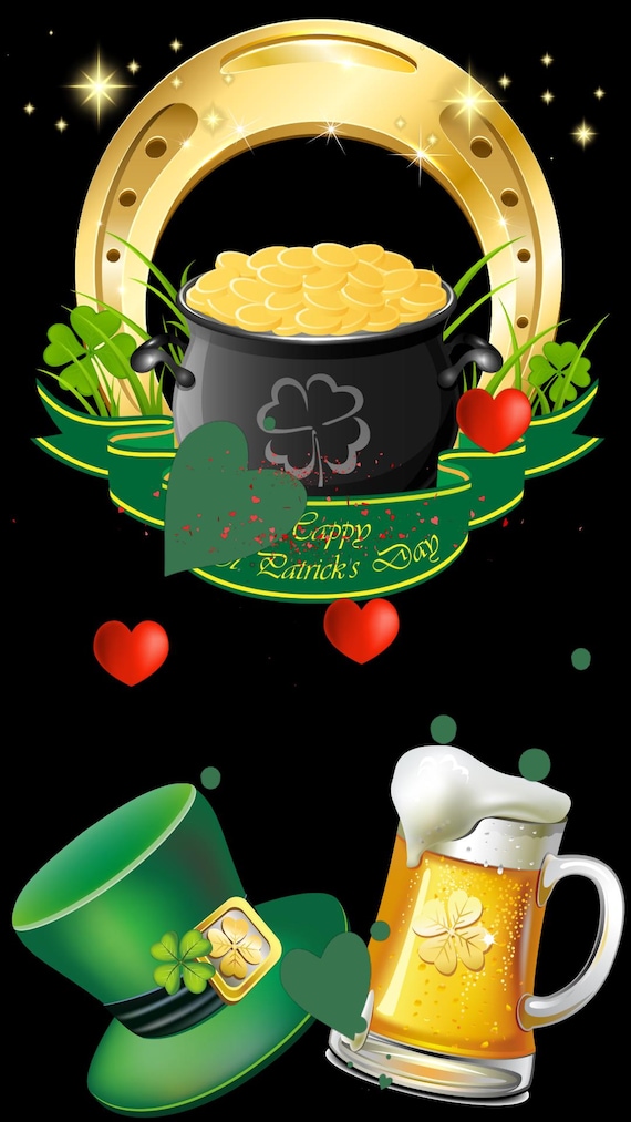 St. Patrick’s Day Video | Irish Beer & Lucky Hearts | Festive Green Animation