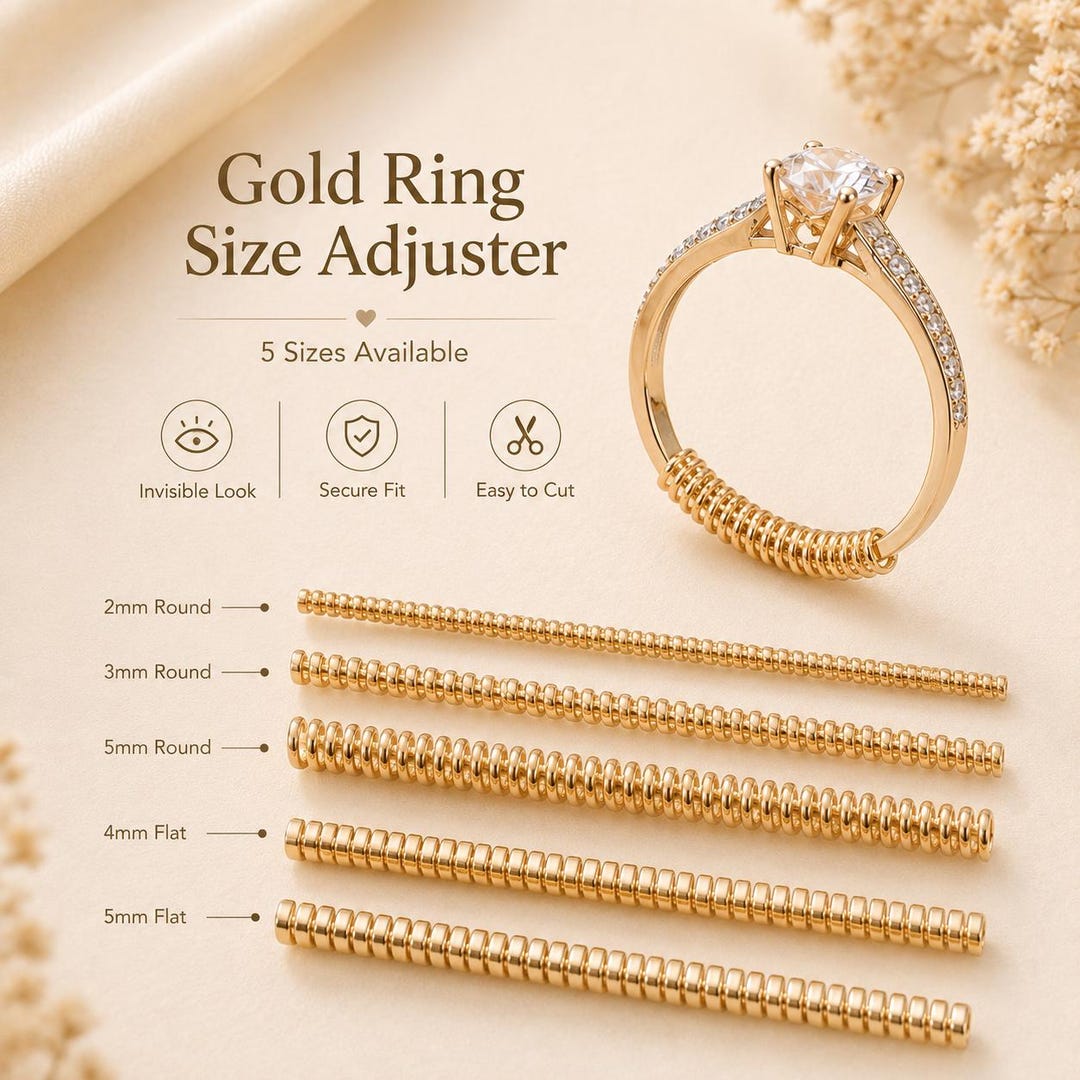Size Adjuster Universal Ring Size Adjuster for Loose Rings - Invisible & Comfortable ...