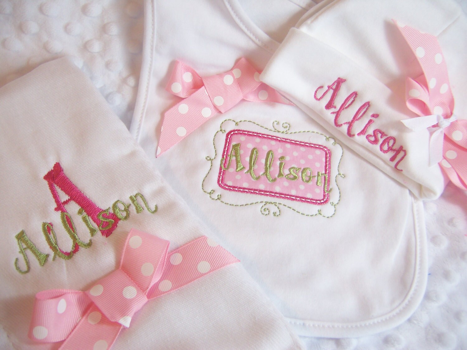 personalized baby girl coming home set Take Home From