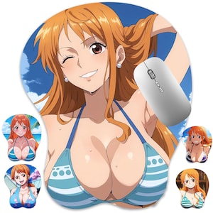 3D-musmatta, handledsstöd i Oppai-design, ergonomisk spelmatta, Namii