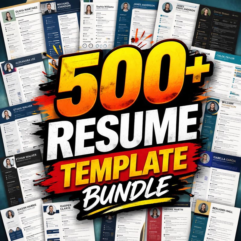 Executive Style Resume - Etsy