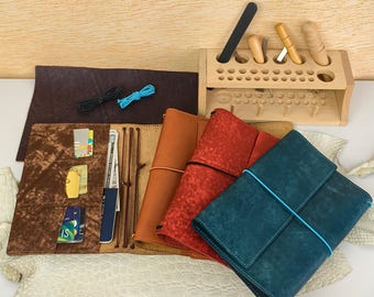 Funda personalizada de cuero genuino para cuaderno A5, piel de vaca de grano superior curtida vegetalmente, regalo personalizado para cuaderno