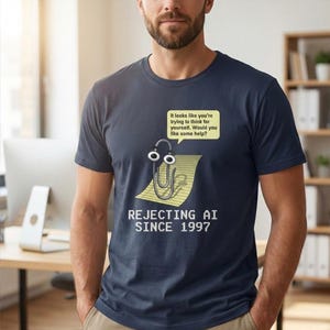 AI afwijzen sinds 1997 T-shirt | Grappig T-shirt met technische humor uit de jaren 90