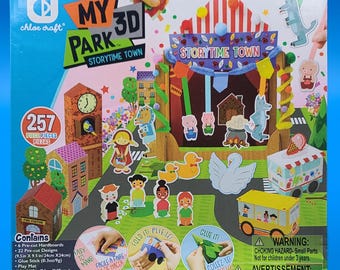 My 3D Park - STORYTIME TOWN. 257 Pieces! Brand New - Sealed Box