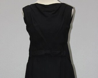 1960s Sexy Fredrick's Little Black Cocktail Dress