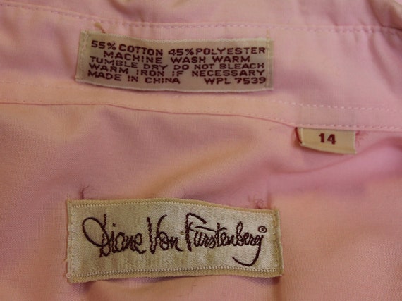 Pink Vintage Diane Von Furstenberg Blouse - image 4