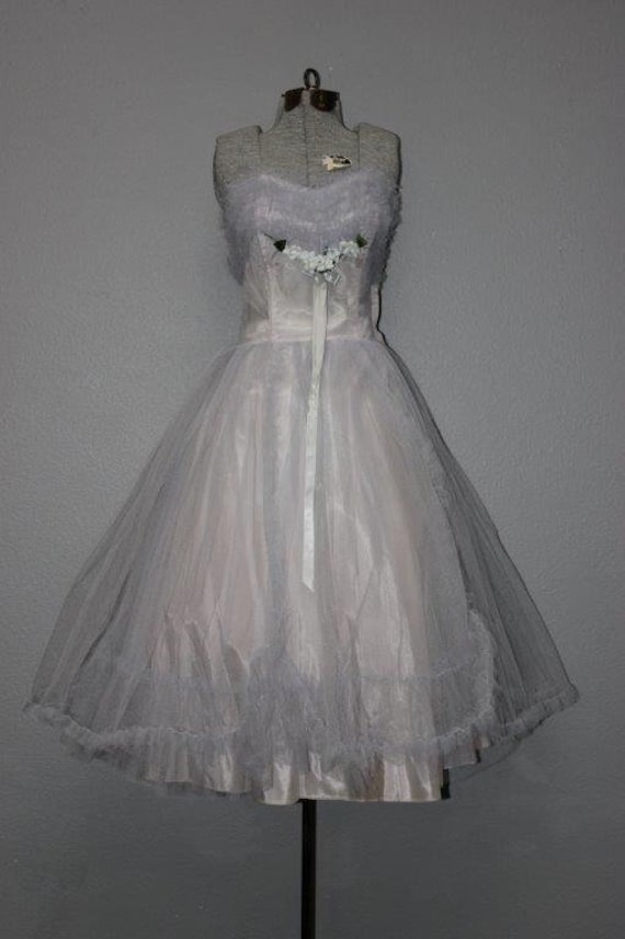 Fabulous 1950's Tulle Prom Dress