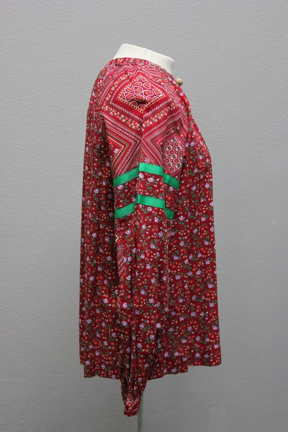 Charming Vintage Floral Hippie Tunic - image 2