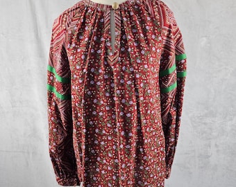 Charming Vintage Floral Hippie Tunic