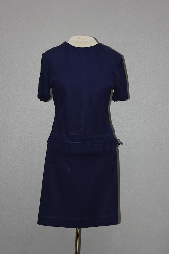 Adorable Vintage 1960s Navy Blue Sears Skirt Suit