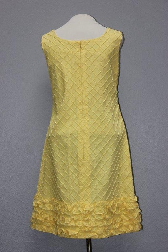 Adorable 1960s Vintage Yellow Shift Dress - image 3