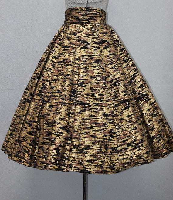 Fabulous Vintage 1950s Painted Swing Skirt