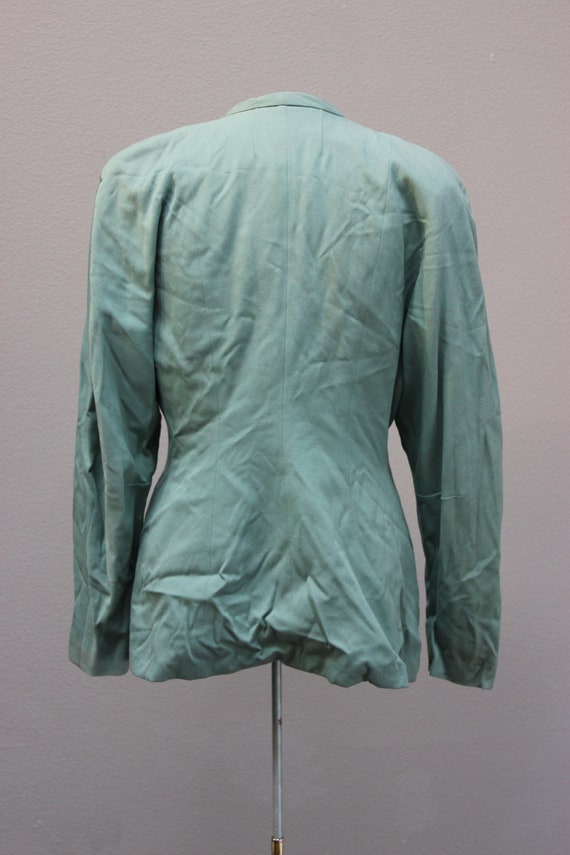 1950’s Vintage Mint Green Blazer - image 3