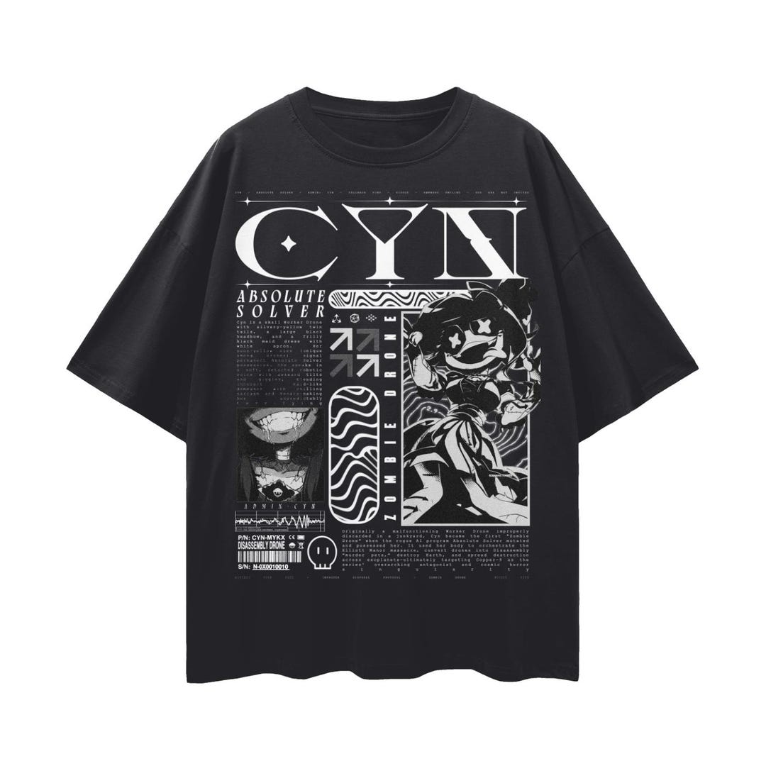 Murder Drones CYN Streetwear Loose Drop Shoulder T-shirt - Etsy