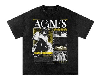 Uma Musume Agnes Tachyon Oversized Washed Cotton T-Shirt