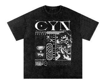 Murder Drones CYN premium Washed Oversized Cotton T-Shirt