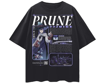 Cookie run Kingdom Prune juice Streetwear Loose Drop Shoulder T-Shirt