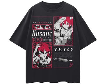 Vocaloid Kasane Teto Streetwear Loose Drop Shoulder T-Shirt