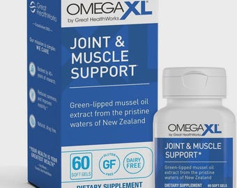 OmegaXL Joint Muscle Support Supplement Omega Fatty Acid Health Formula