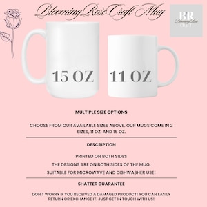 Custom Year Minnie MOM Coffee Mug, Personalized Mom Cup, Mothers Day Gift, Custom Mom Gift, Minnie Lover Mom Cup, Disney Mug, Minnie Mouse image 6