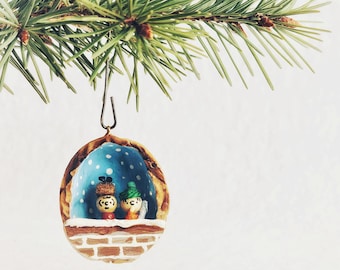 Charlie Brown Peanuts Gang Kurt Adler Christmas Glass