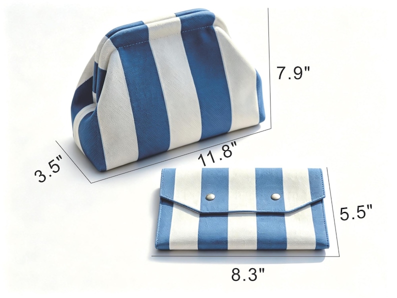 Knitted Mahjong Pouch, Striped Card Organizer, Colorful Mahjong Case, Gift for her image 13