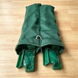 Emerald Green Velvet Mahjong Rack Bag, Holds 4 Racks, American Mahjong Accessories