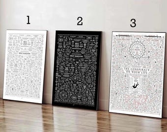 The Great Awakening Map, The Conspiracy on Your Life Poster