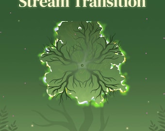 Stinger Transition - Verdant Blossom | Animated Transition | Cozy Stream Asset | Lofi Twitch Asset | for Twitch Kick YouTube