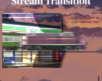 Stinger Transition - Evening Stop | Item Name | Animated Transition | Cozy Stream Asset | Lofi Twitch Asset | for Twitch Kick YouTube