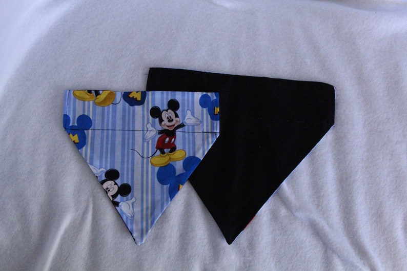 Reversible Mickey Mouse Pet Bandana