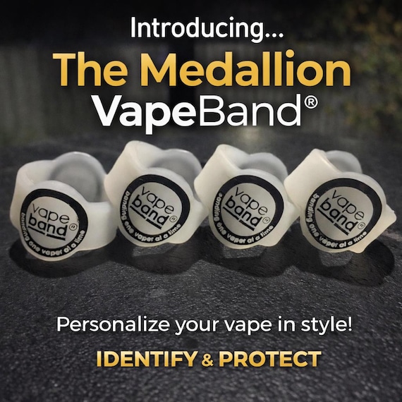 vape bands for tanks Medallion Tank VapeBand® 2-Pack | 22mm Silicone Tank Protector Flavour:Supreme Strawberry Kiwi Iced dubai vape shop Mfused: Super Fog |
