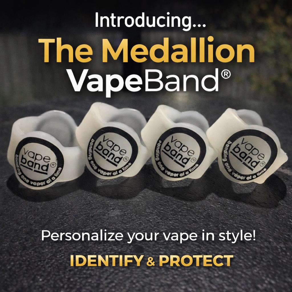 Silicone vape band