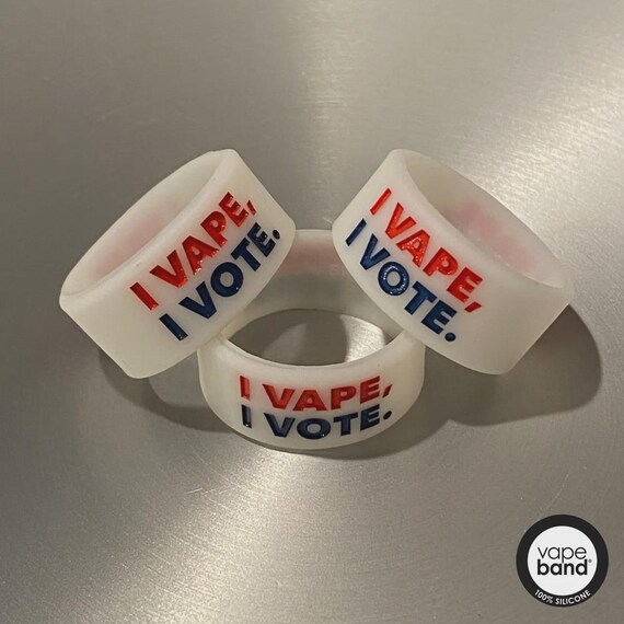 vape tank bands The I VAPE, I VOTE VapeBand® [2pk] MG:20mg _related_bar-related Foger Switch Pro Battery