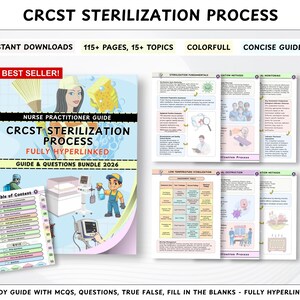 CRCST-steriliseringsprocessstudieguide, SPD-examensförberedelse (PDF)