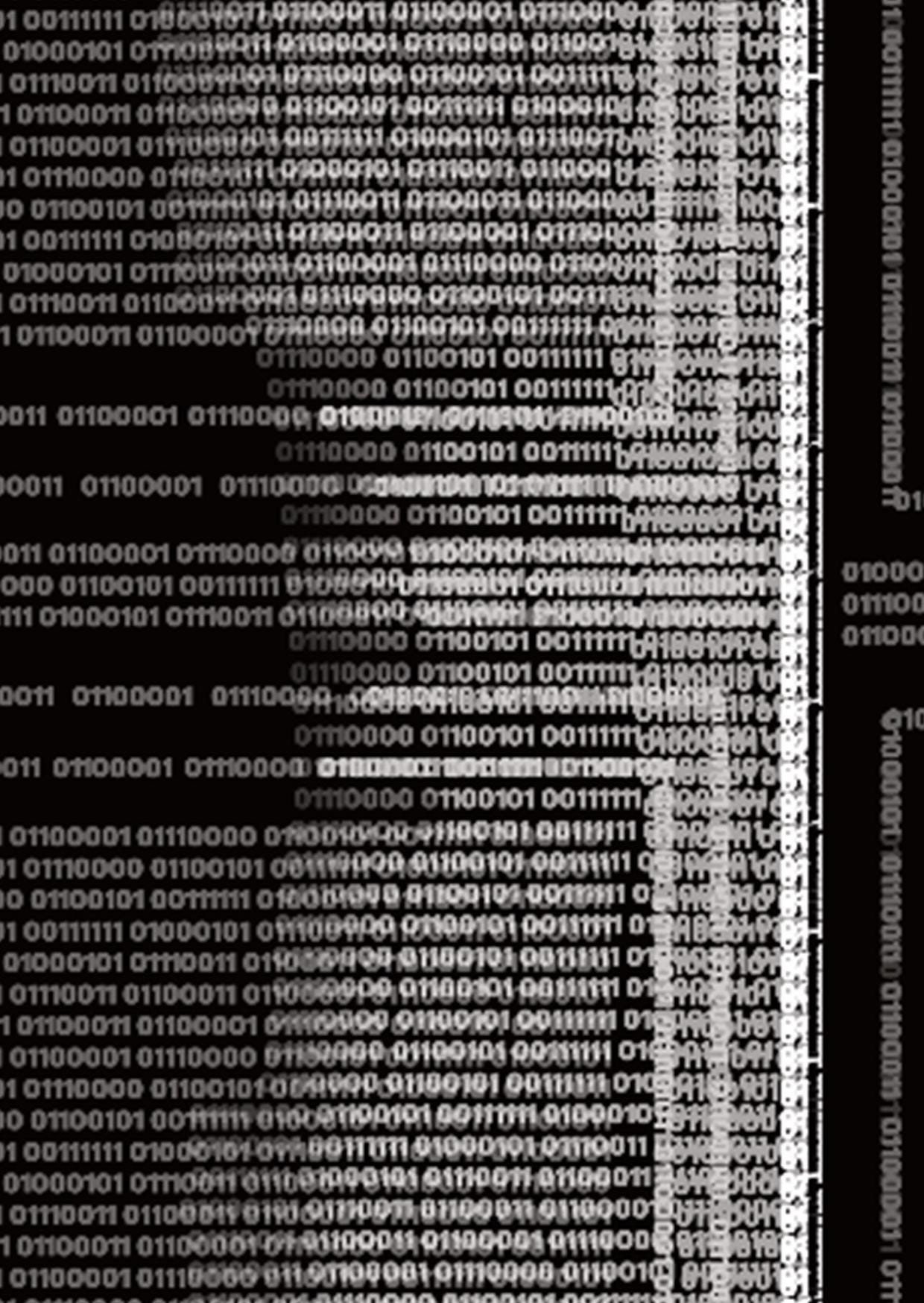 Doorway to Reality Binary Art - Liminal Space Poster - Hidden Message ...