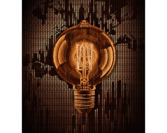 Binary Code Art Poster, Planned Obsolescence