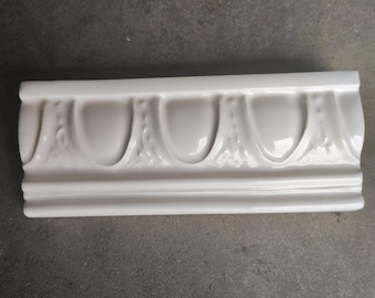 Ceramic Tile - Color 100 White - Egg n' Dart
