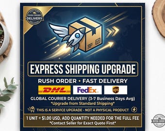 Express Shipping Upgrade: DHL, FedEx, UPS Courier Fast Delivery
