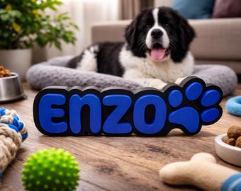 Personalisierbarer Schriftzug 3D-Deko Namensschild Haustier Gaming Streamer Familienname Einweihungsgeschenk Kinderzimmer Tischdekoration