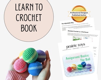 PATTERN: Easy Ball, Learn to Crochet, Basics for Beginners, the ball, learn to crochet, easy pattern, juggler, hackysack