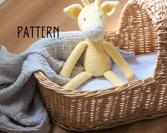 PATTERN- Giraffe PDF Amigurumi Crochet Pattern, amigurumi doll, crochet toy, easy amigurumi, photography prop