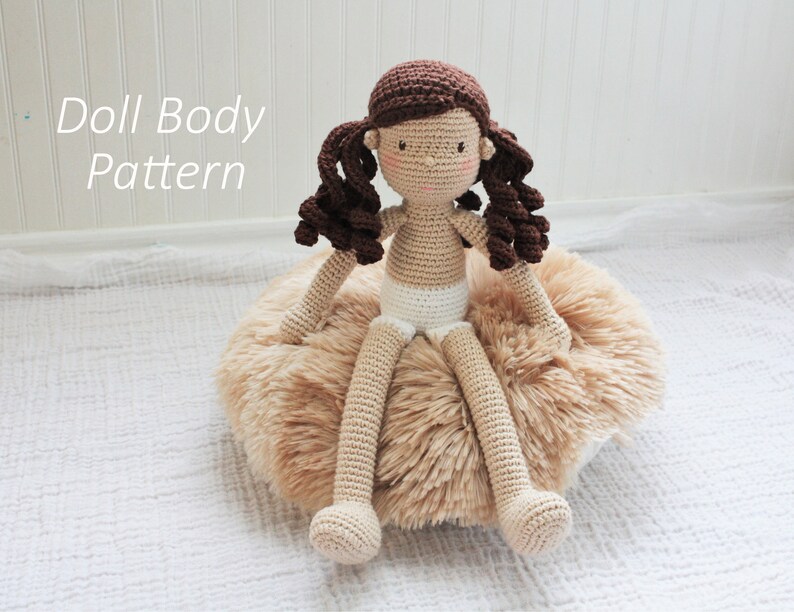 PATTERN Amelia Doll PDF Crochet Pattern amigurumi doll image 6